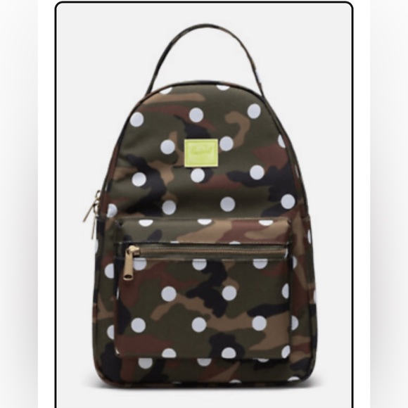 Herschel Supply Company Handbags - Herschel Supply Company Camouflage Mini Backpack with Polka Dots